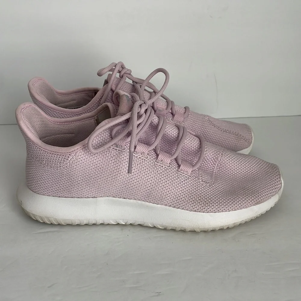 Adidas Originals Big Kid Tubular Shadow Running Shoe Aero Pink/White 7